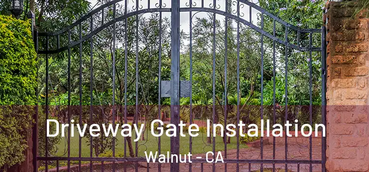Driveway Gate Installation Walnut - CA