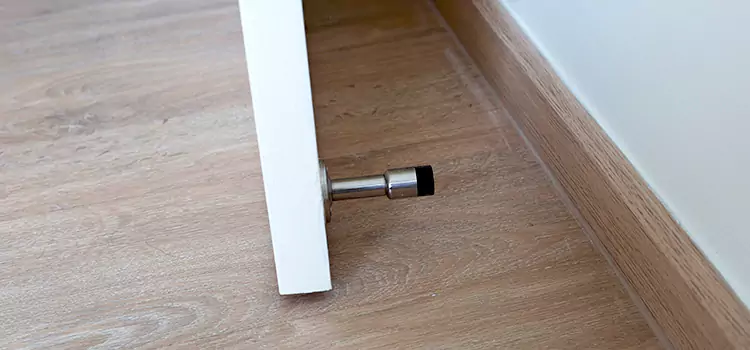 Magnetic Door Stop Integration Walnut