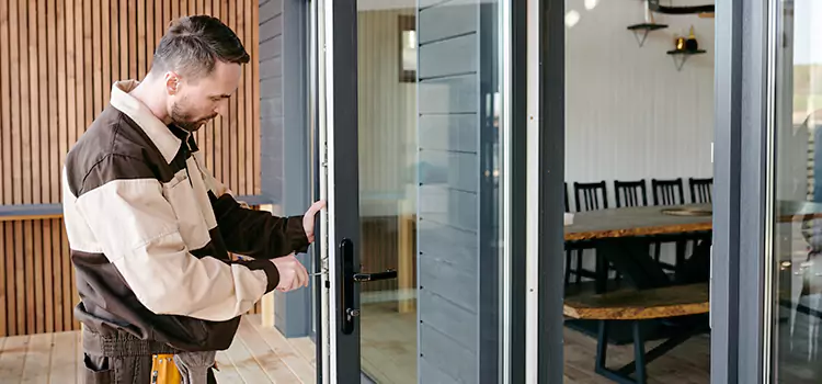 New Sliding Glass Door Installation Walnut