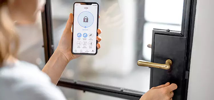 Fingerprint Door Lock Installation Walnut