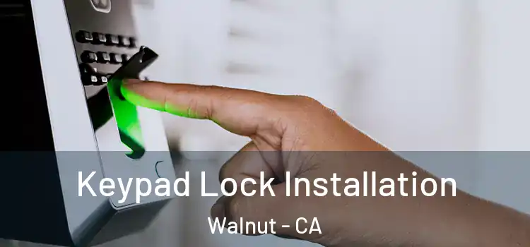 Keypad Lock Installation Walnut - CA