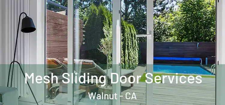 Mesh Sliding Door Services Walnut - CA