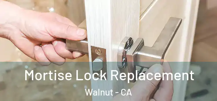 Mortise Lock Replacement Walnut - CA